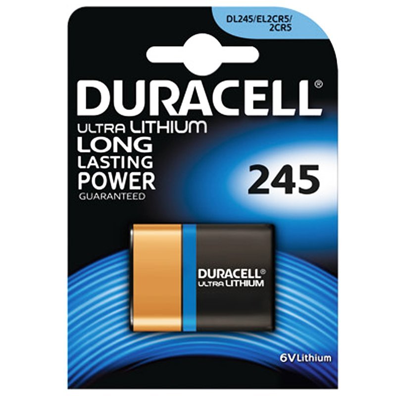 Duracell photo battery 2CR5 Ultra Lithium 6 volt with 1400mAh single blister