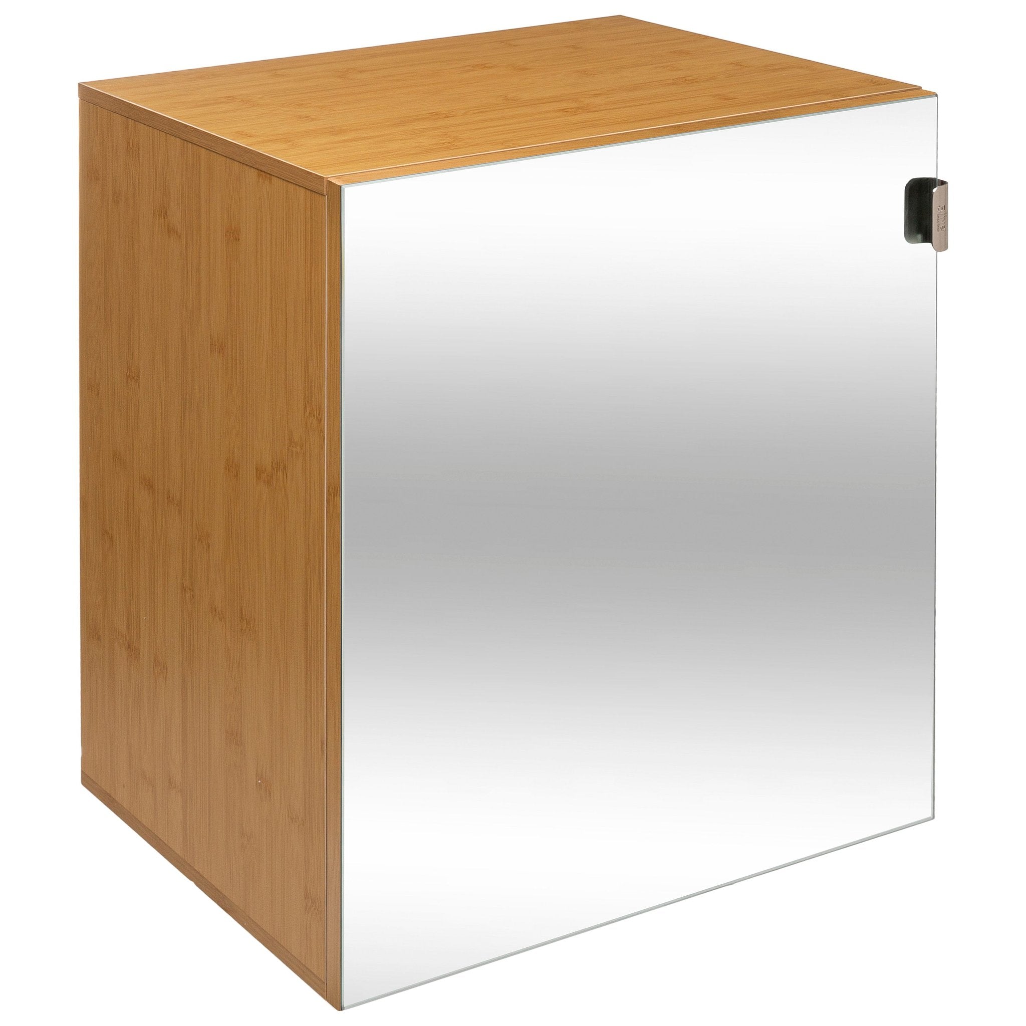 5Five Bamboe Modern Badkamerkast met modulaire spiegel deur - Ideaal voor elke ruimte, groot of klei