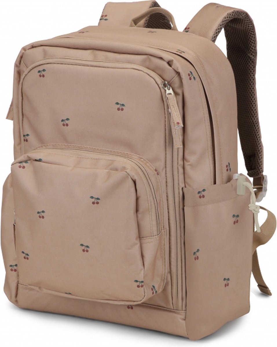 Konges Slojd Rugzak - Schooltas - Nush Schoolbag - Cherry Blush