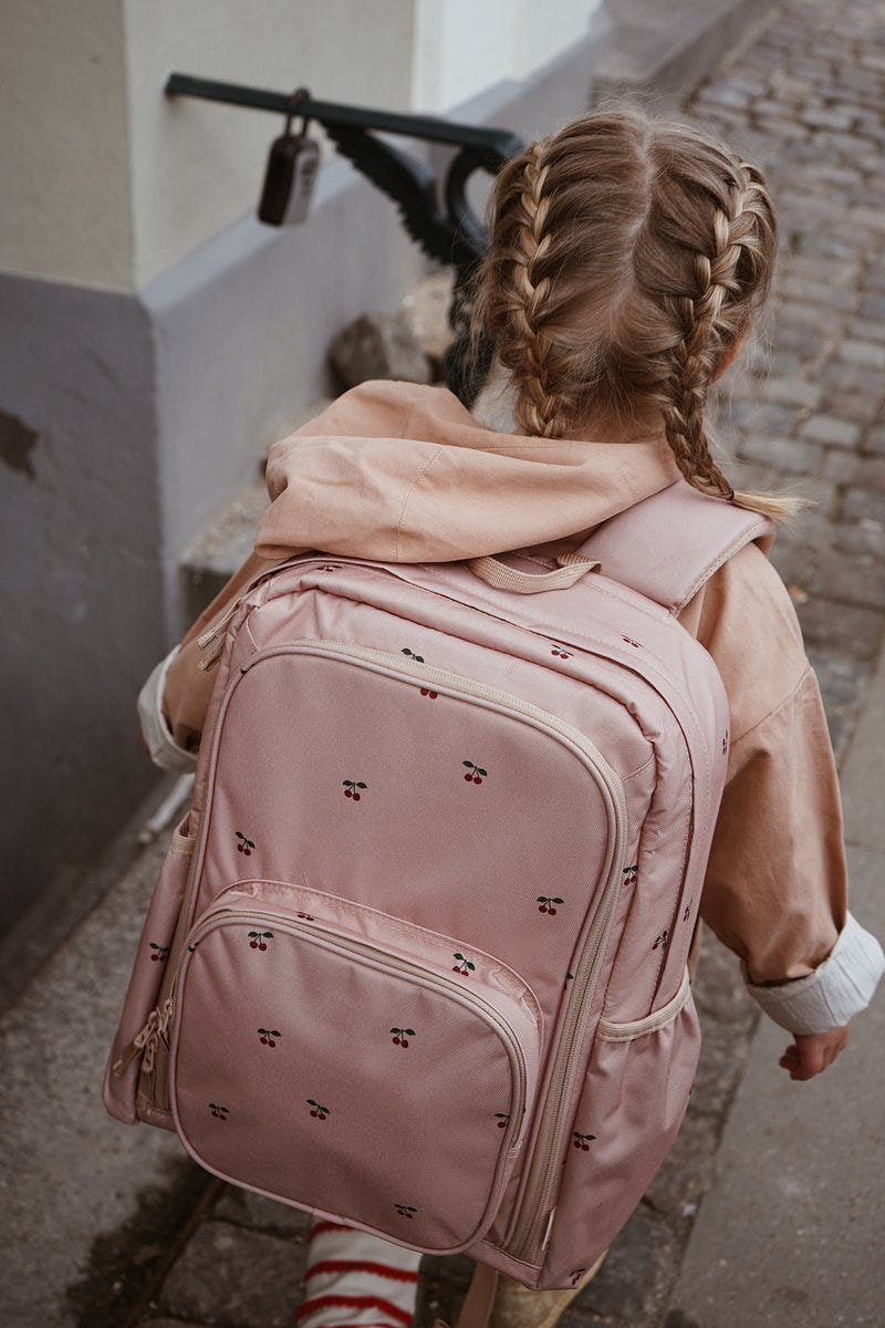 Konges Slojd Rugzak - Schooltas - Nush Schoolbag - Cherry Blush