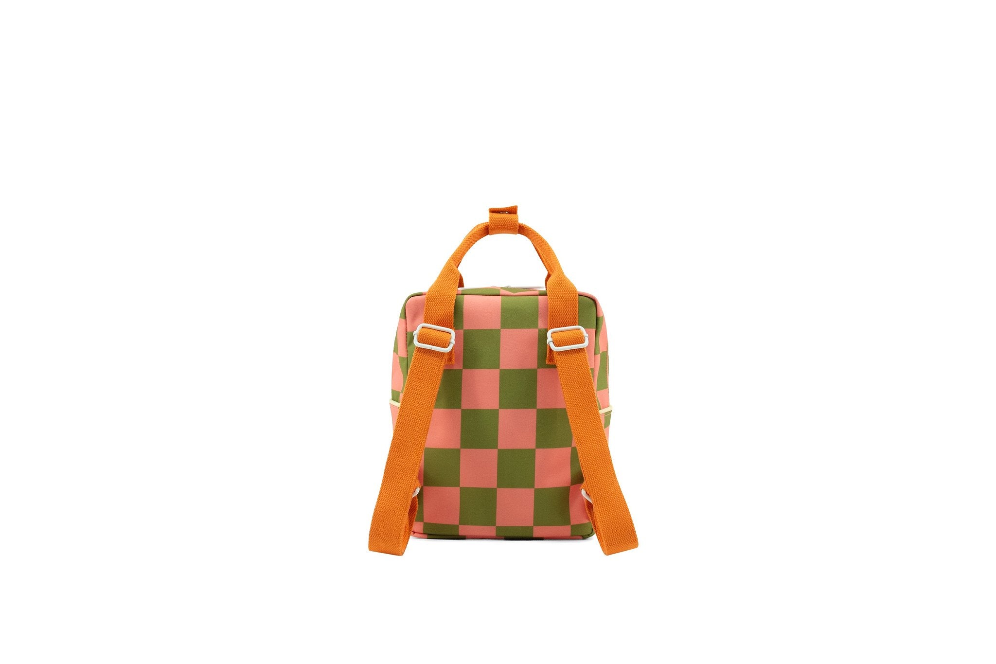 Sticky Lemon Backpack/Boekentas Small Farmhouse - Checkerboard | Sprout Green | Flower Pink