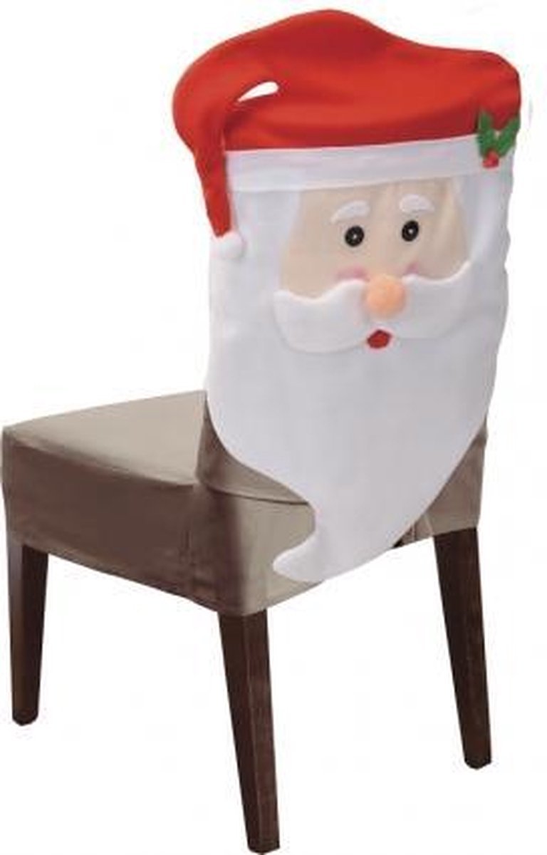 Home & Styling Stoelhoes Kerstman 45x73cm