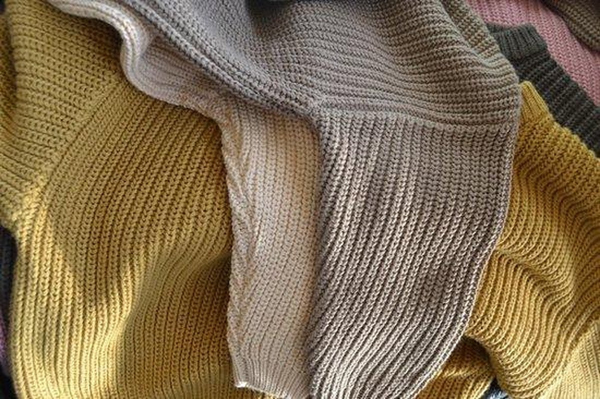 Uwaiah oversize knit sweater -Faded Coffee - Trui voor kinderen - 110/5Y