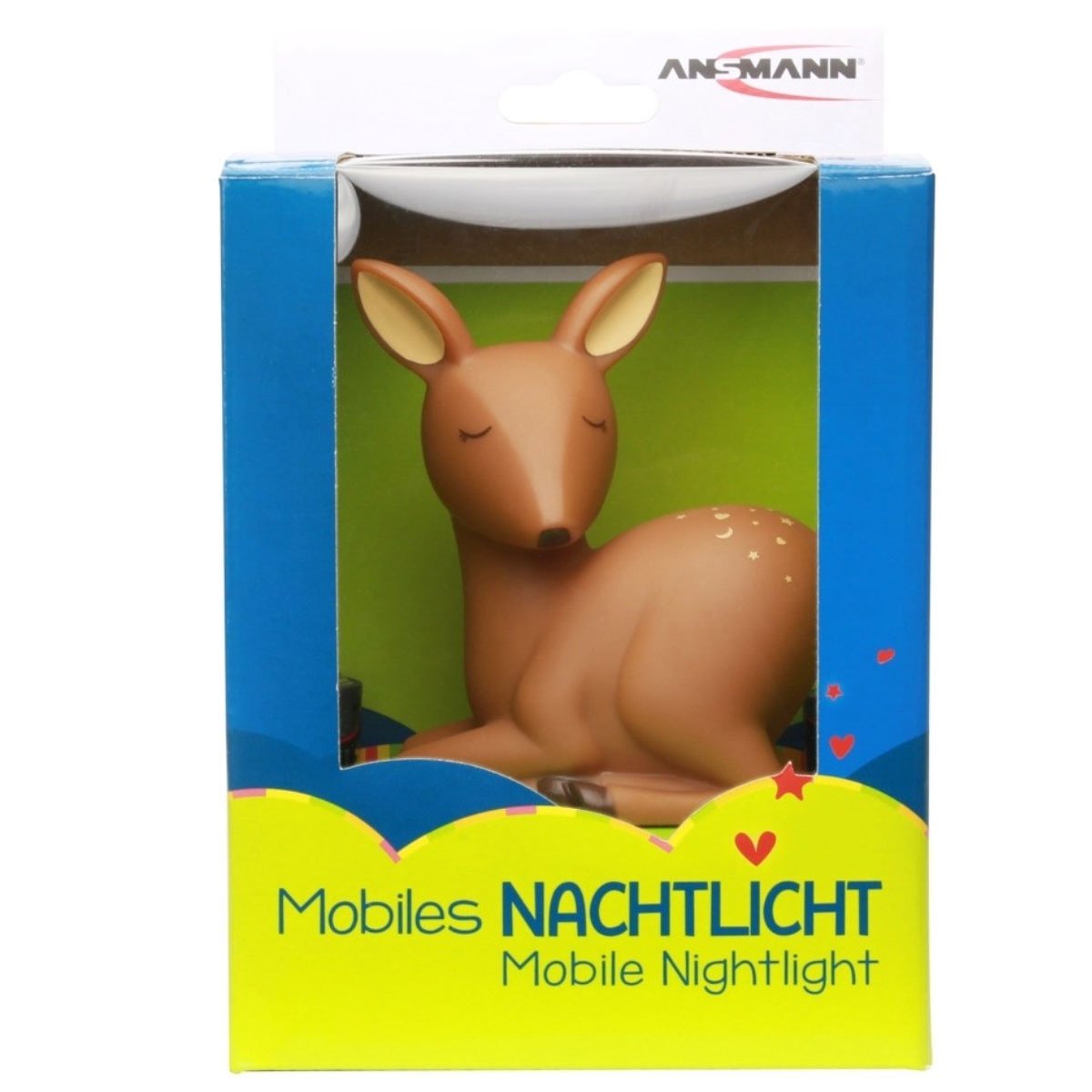 Mobile night light deer mobile, the LED LIGHT sleep aid for children as a deer figure