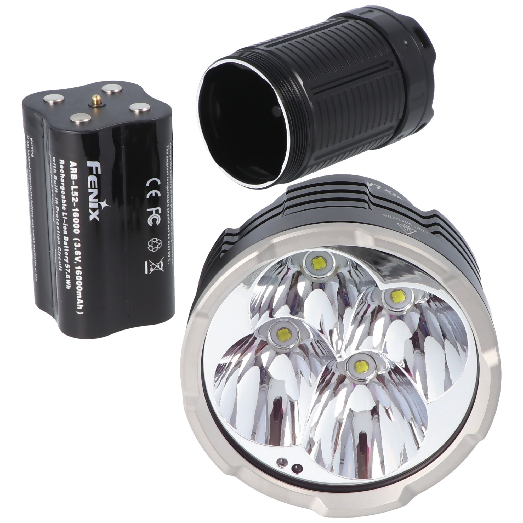 Fenix LR50R LED zaklamp TK75, 12000 lumen, 950 meter bereik, USB-C oplaadpoort, powerbank functie, i