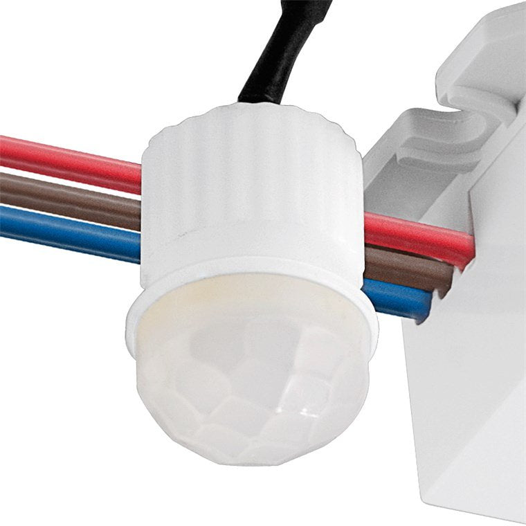 Infrared motion detector for flush-mounted ceiling mounting, 360 ° detection, 6 m range, for indoor