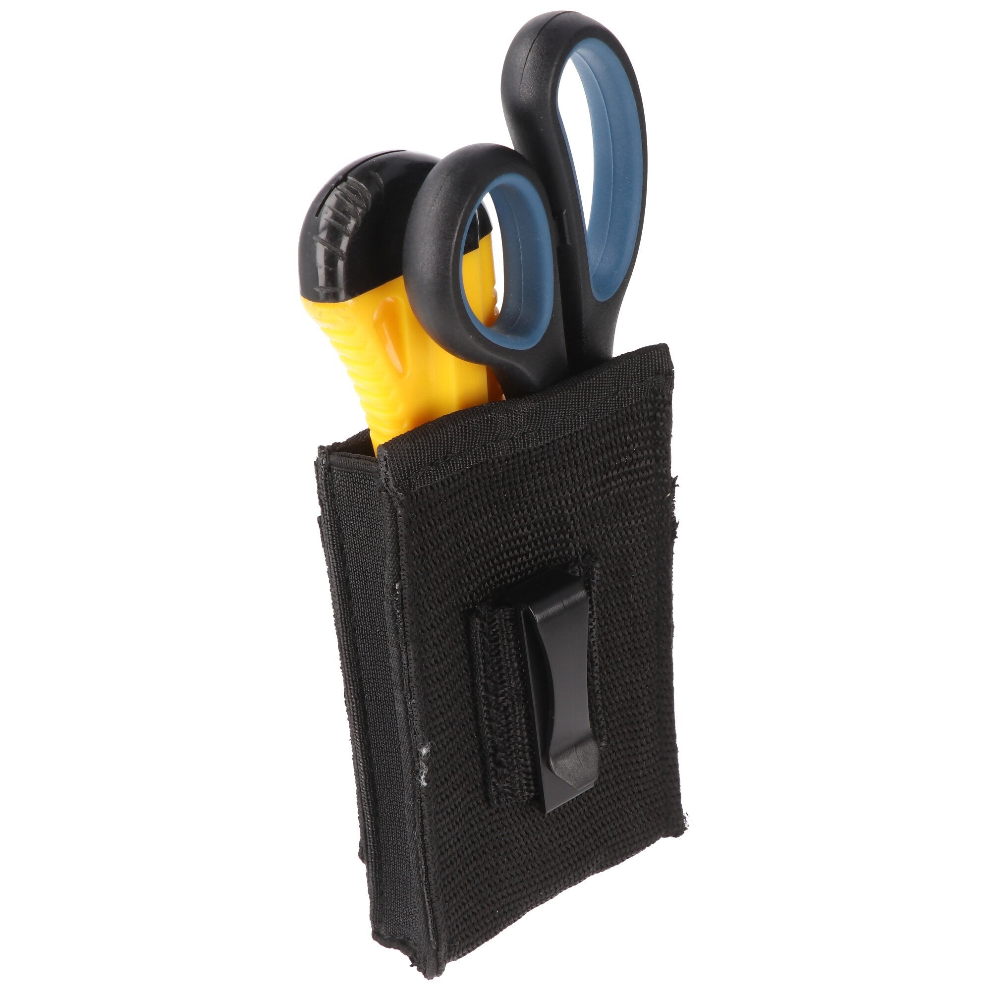Universal belt pouch for cutters, durable polyester fabric, with clip for easy attachment to belt or