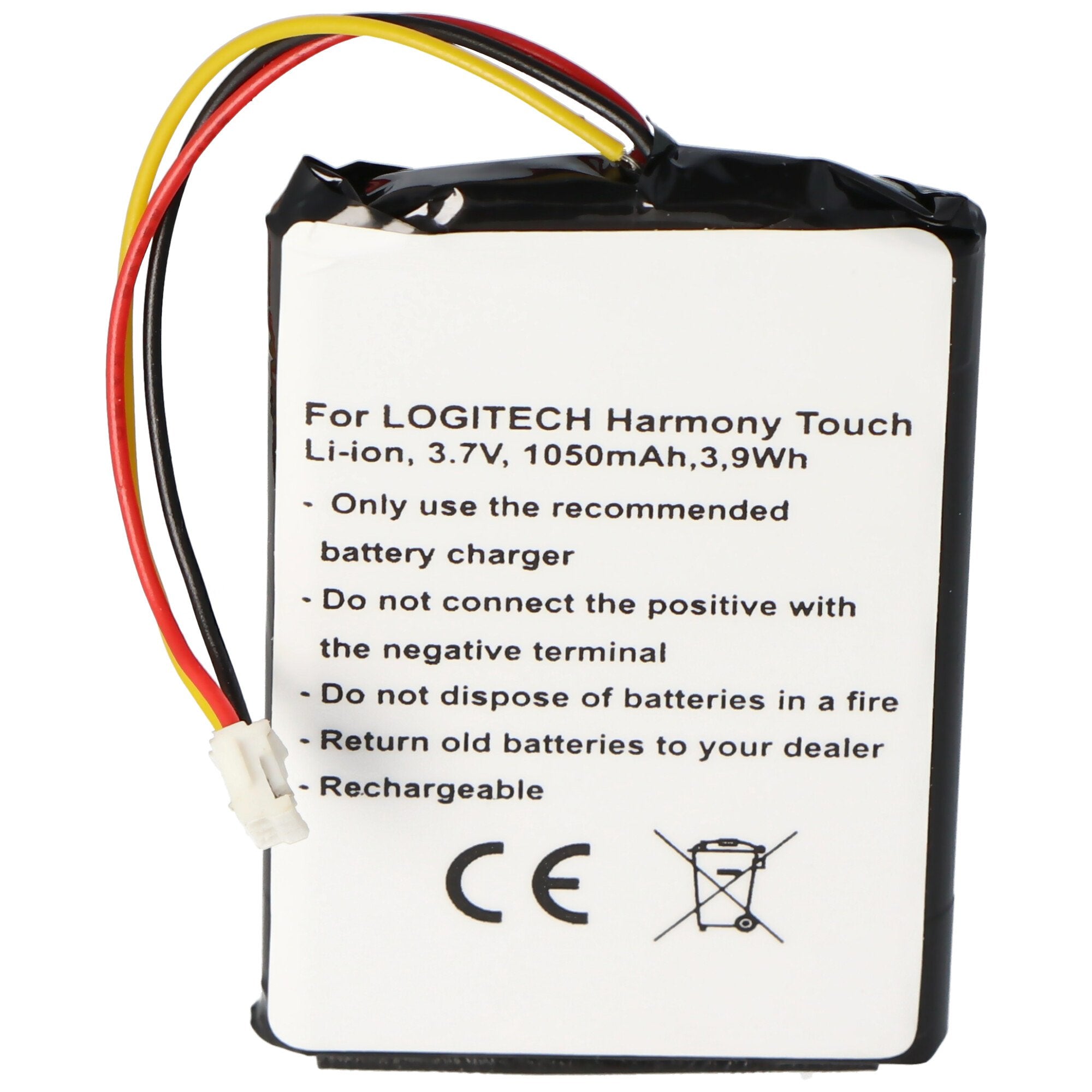 Battery suitable for the Logitech 915-000198, Harmony Touch, Harmony Ultimate battery