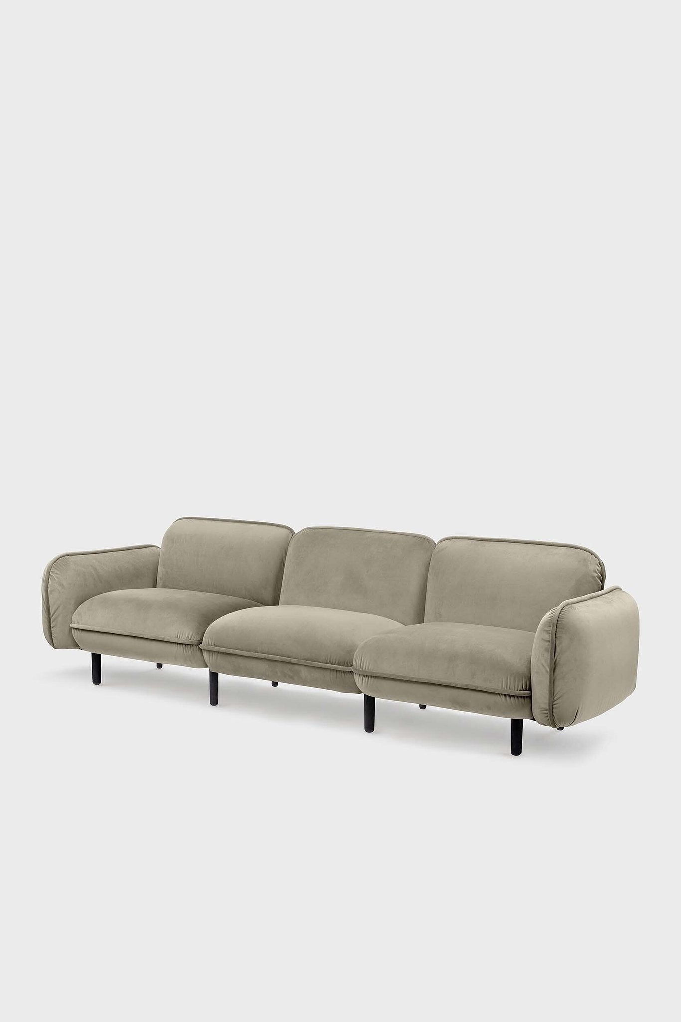 EMKO sofa Bean in beige velour