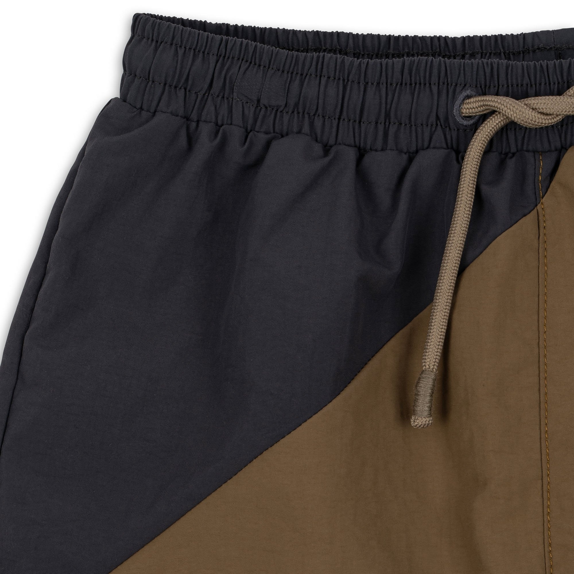 Konges Sløjd Ebbe zwemshort kind - Shitake color block 12M