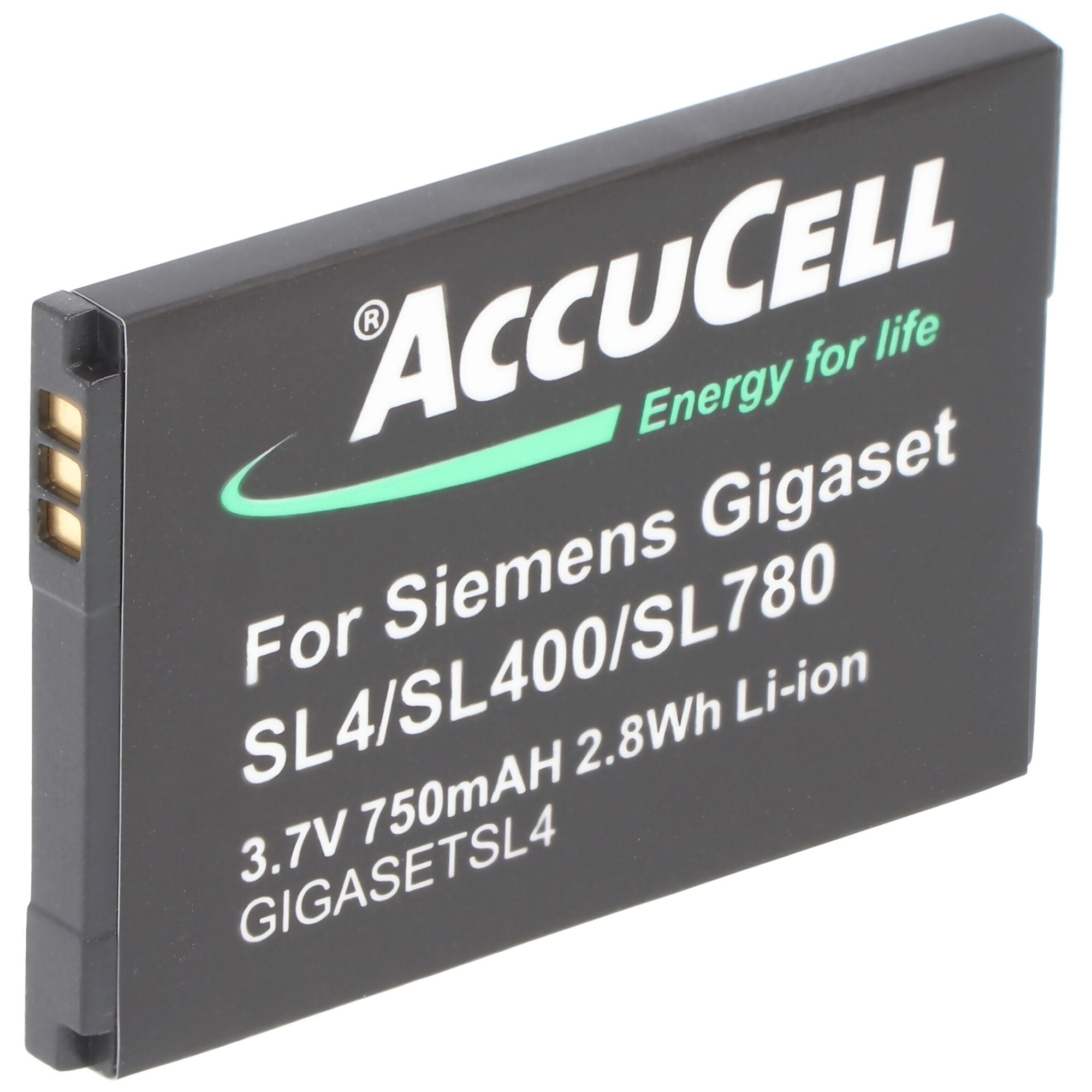 AccuCell-batterij geschikt voor Siemens SL4, SL400, SL78, SL780, SL785, SL788