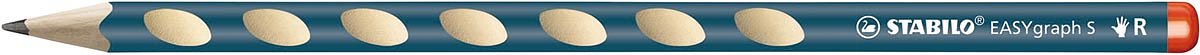 STABILO EASYgraph S potlood, HB, 2,2 mm , voor rechtshandigen, petrol 12 stuks