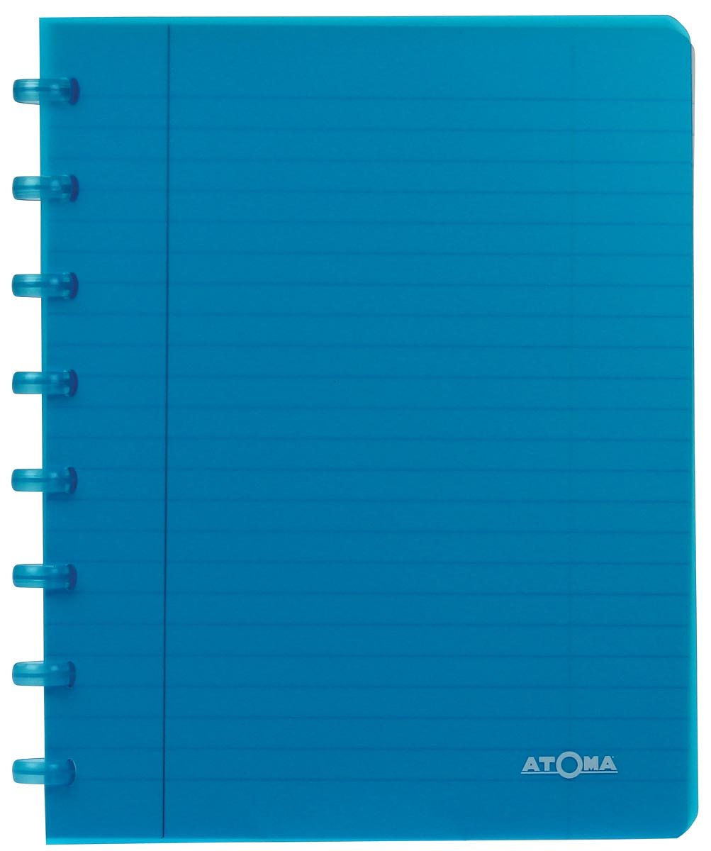 Atoma Trendy schrift, ft A5, 144 bladzijden, PP, gelijnd, geassorteerde kleuren 10 stuks
