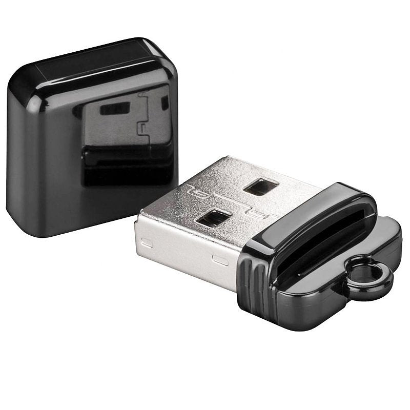 Kaartlezer USB 2.0 voor het lezen van Micro SD- en SD-geheugenkaartformaten, leest Micro SD, SDHC, S