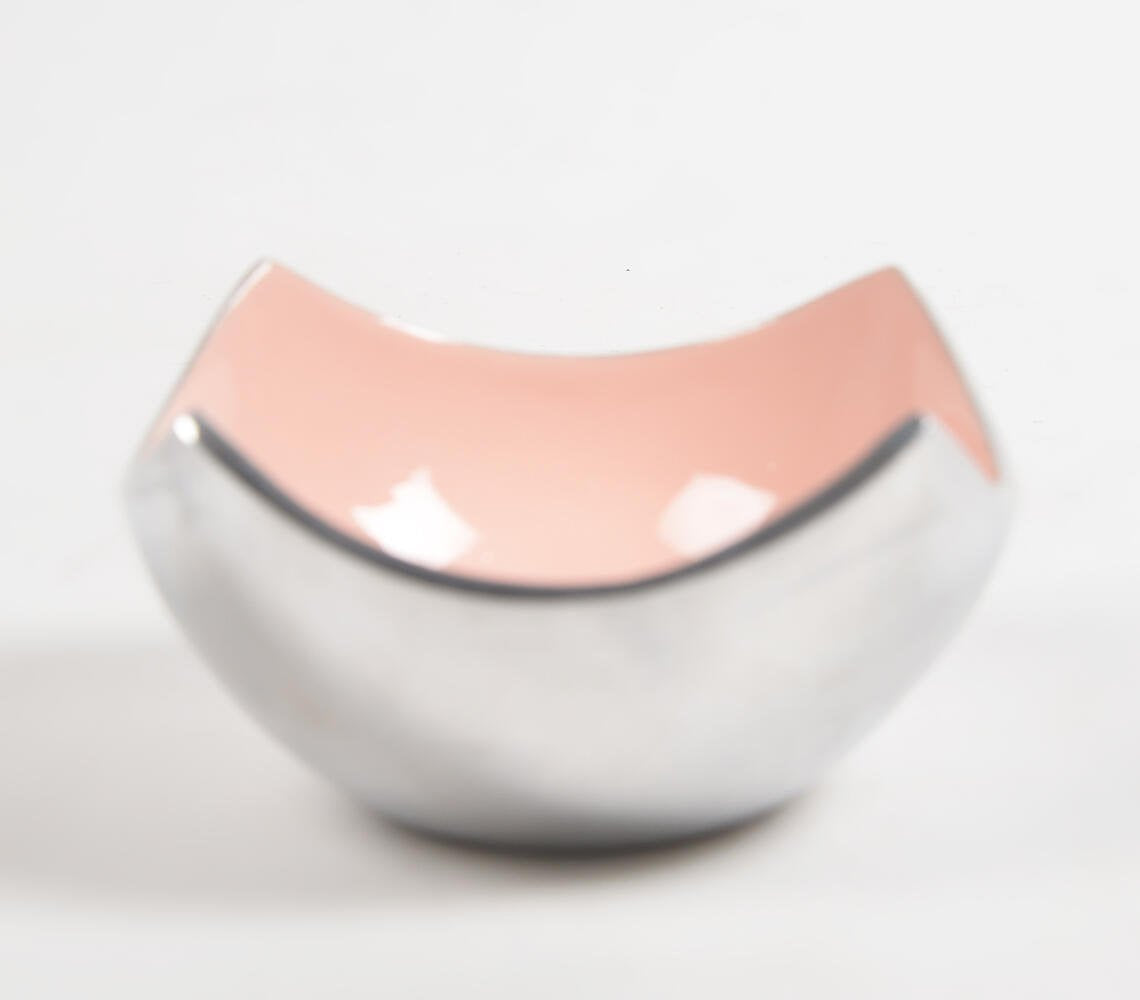 Enamelled Aluminium Pink Fruit Salad Bowl