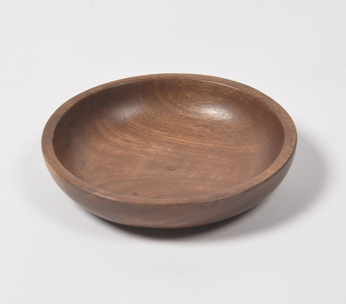 Natural Mango Wood Fruit Bowl