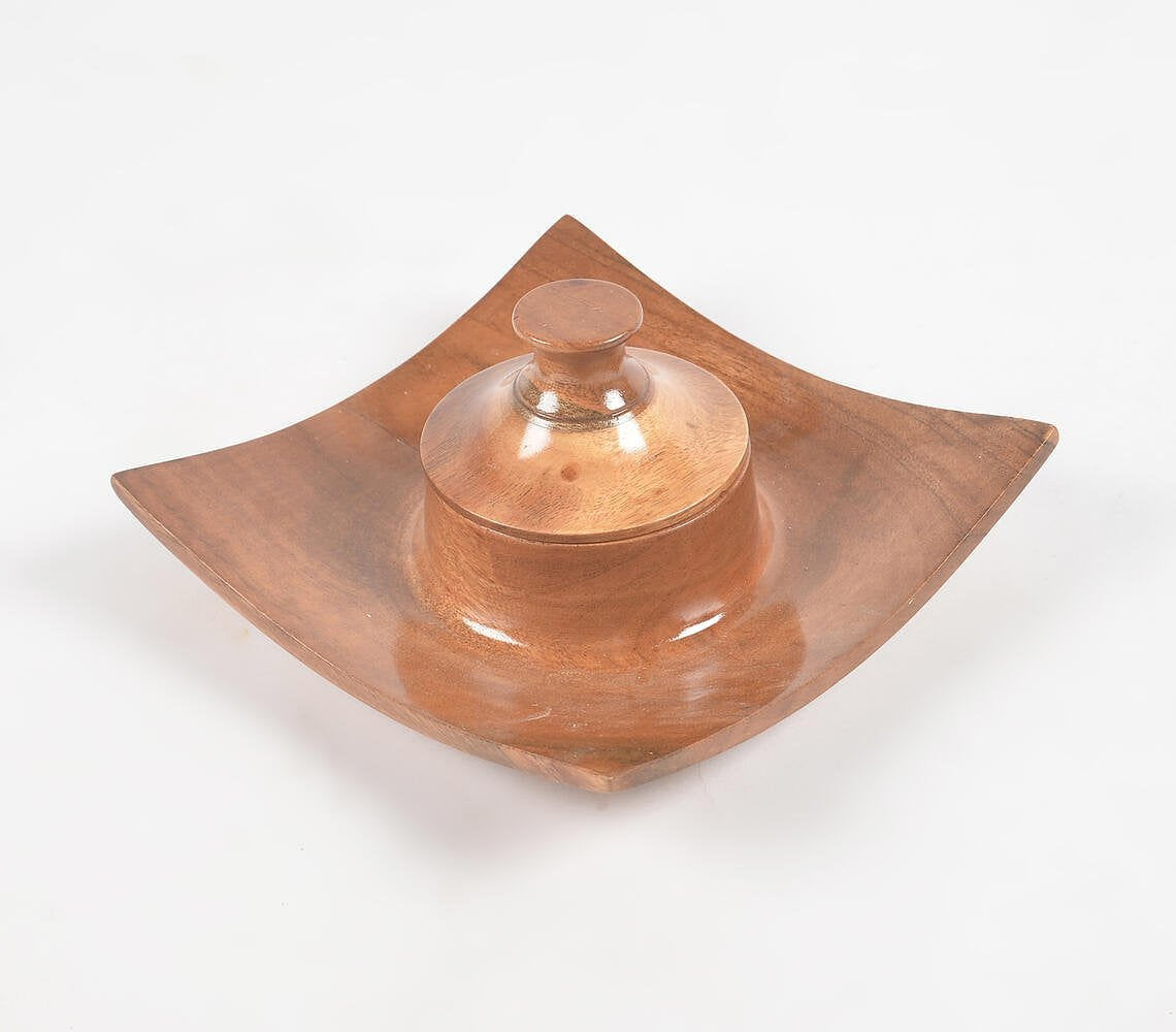 Pagoda-Shaped Condiment Pot