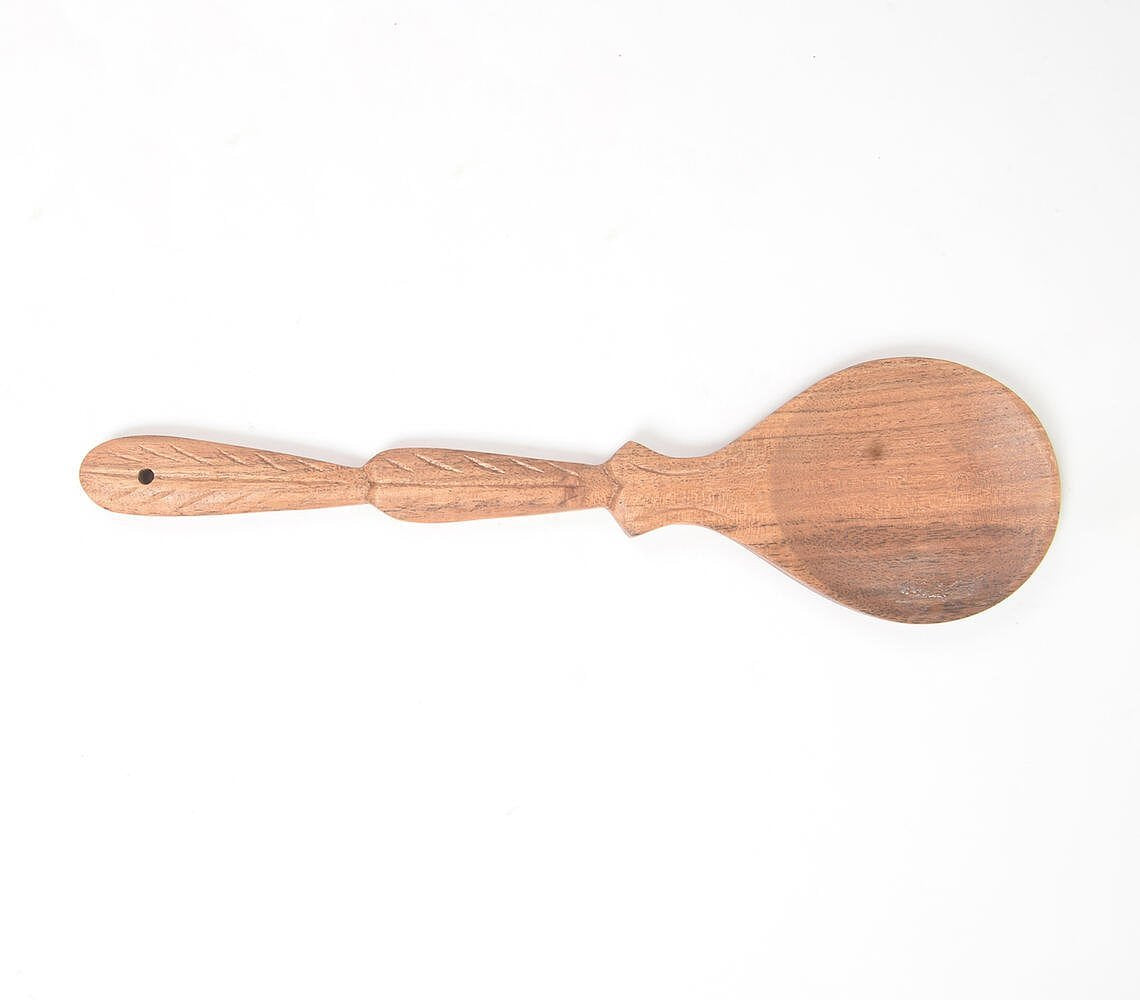 Raw Acacia Wood Serving Spoon