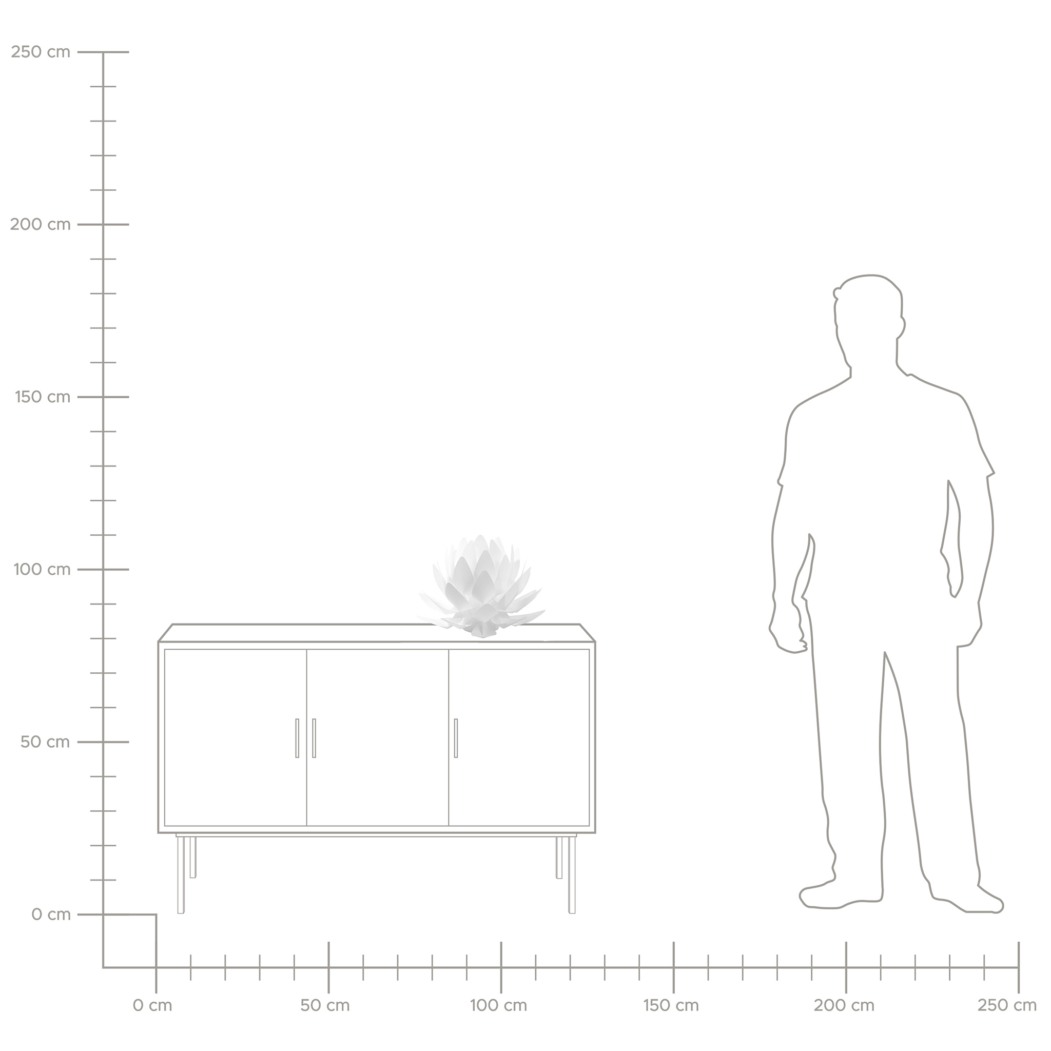 Beliani MUSONE - Tafellamp - Wit - Synthetisch materiaal