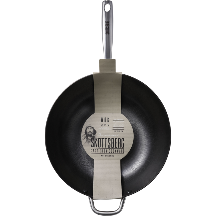 Skottsberg Wok Cast Iron 34 cm Gietijzer