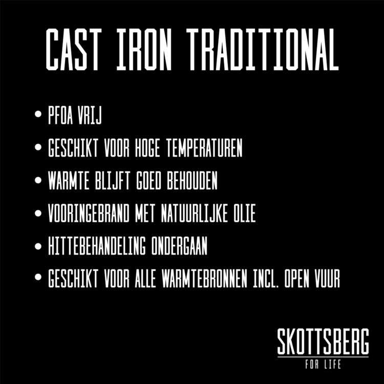 Skottsberg Poffertjes pan Cast Iron 24 cm Cast Iron