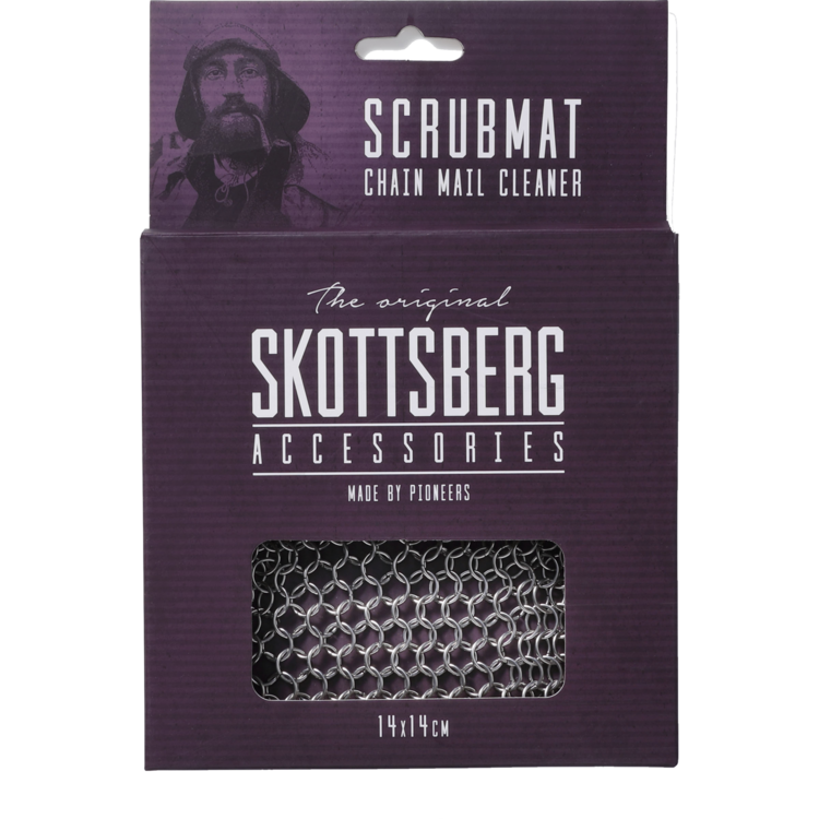 Skottsberg Scrub Mat Accessories 14 x 14 cm Stainless Steel
