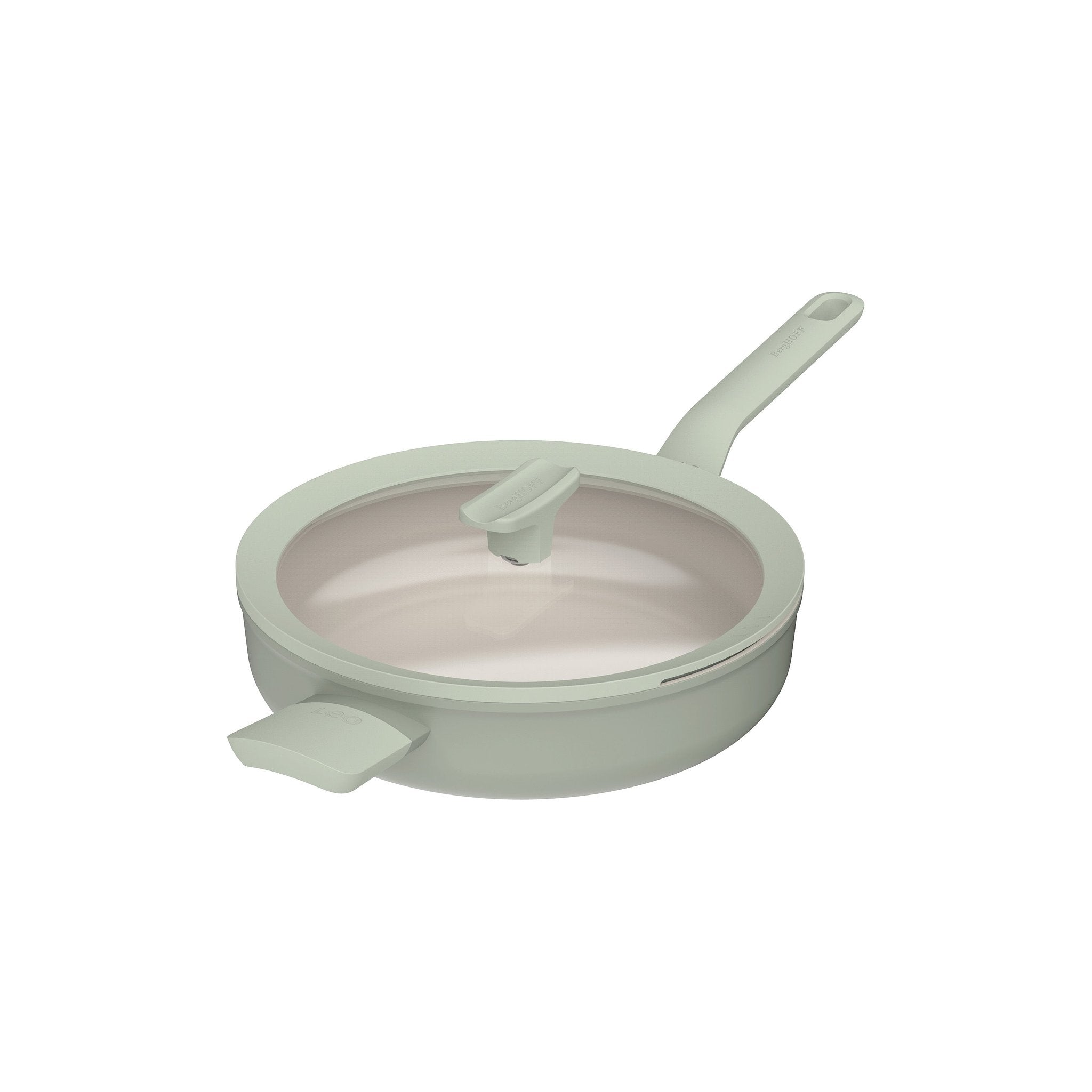 LEO RECYCLED Sauteerpan antikleef met deksel Balance Sage 26cm