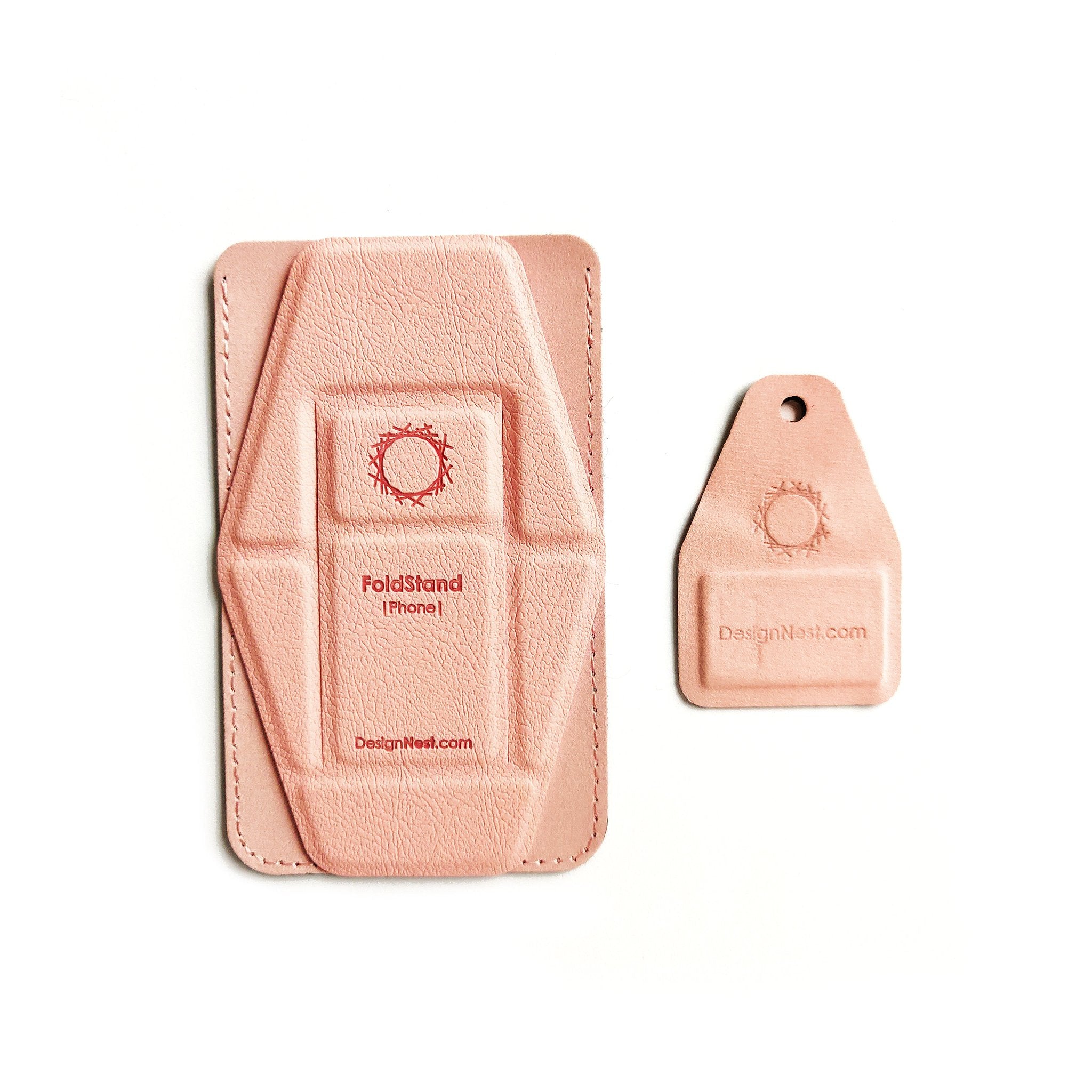 W-era FoldStand Phone + Cardholder Pink