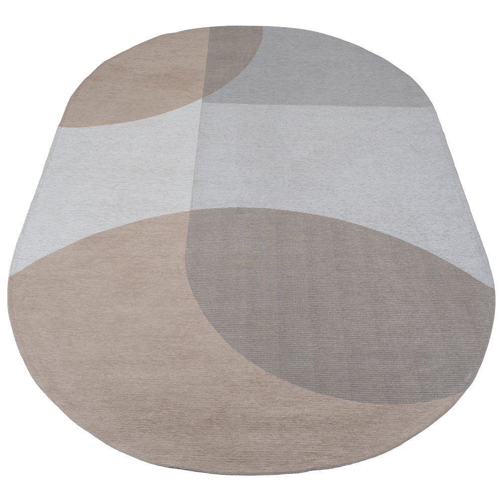 Veer Carpets Vloerkleed Eli Beige - Ovaal 200 x 290 cm