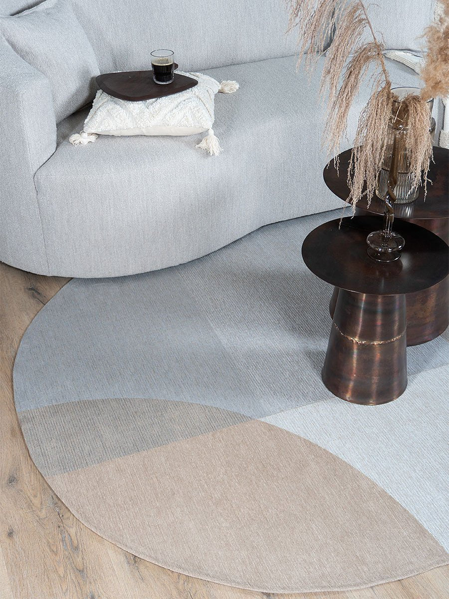 Veer Carpets Vloerkleed Eli Beige - Ovaal 200 x 290 cm