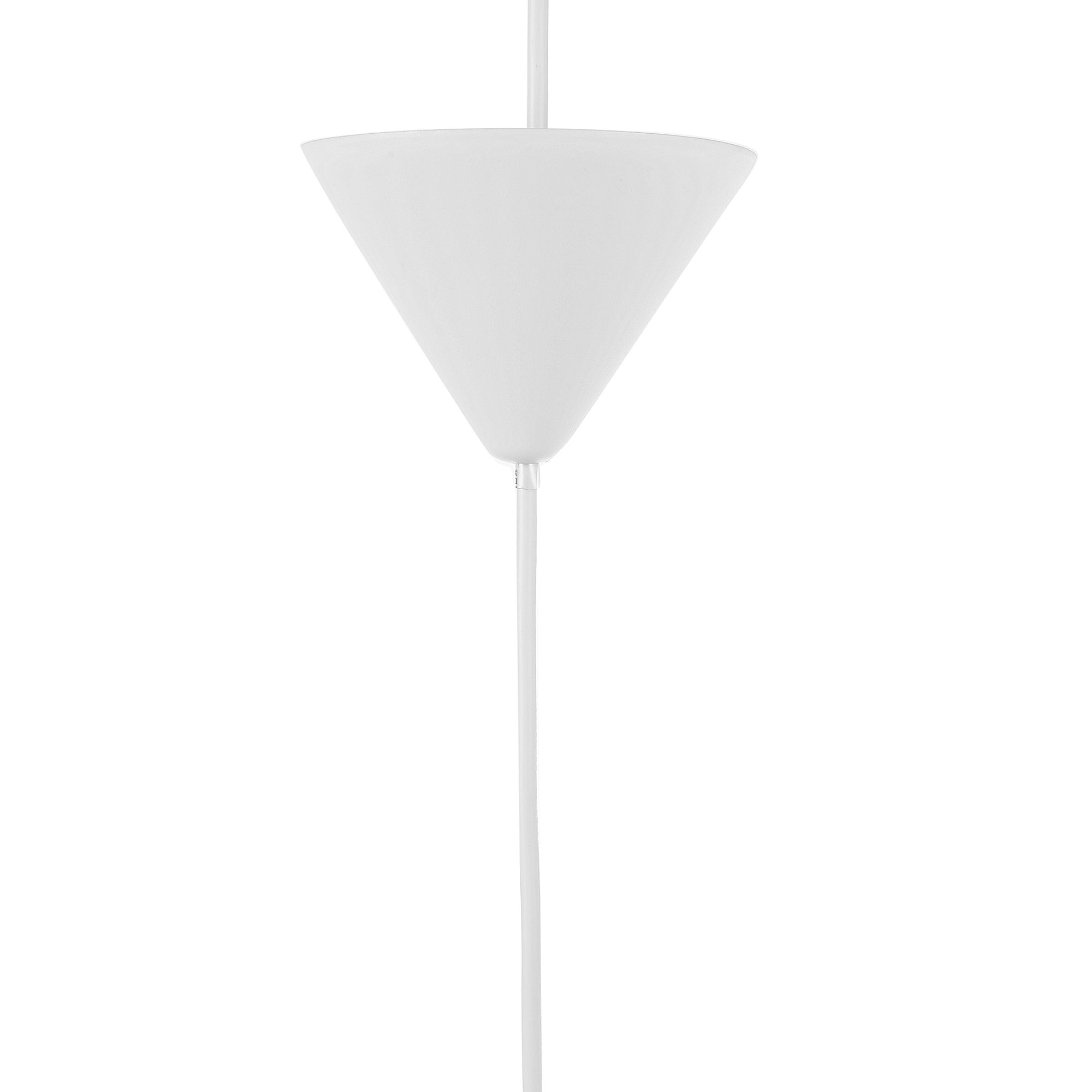 Beliani LAMONE - Hanglamp - Wit - Synthetisch materiaal