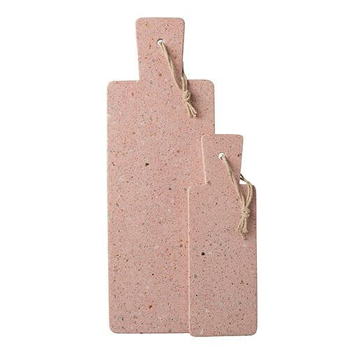 J-line Serveerplank Terrazzo Roze Large