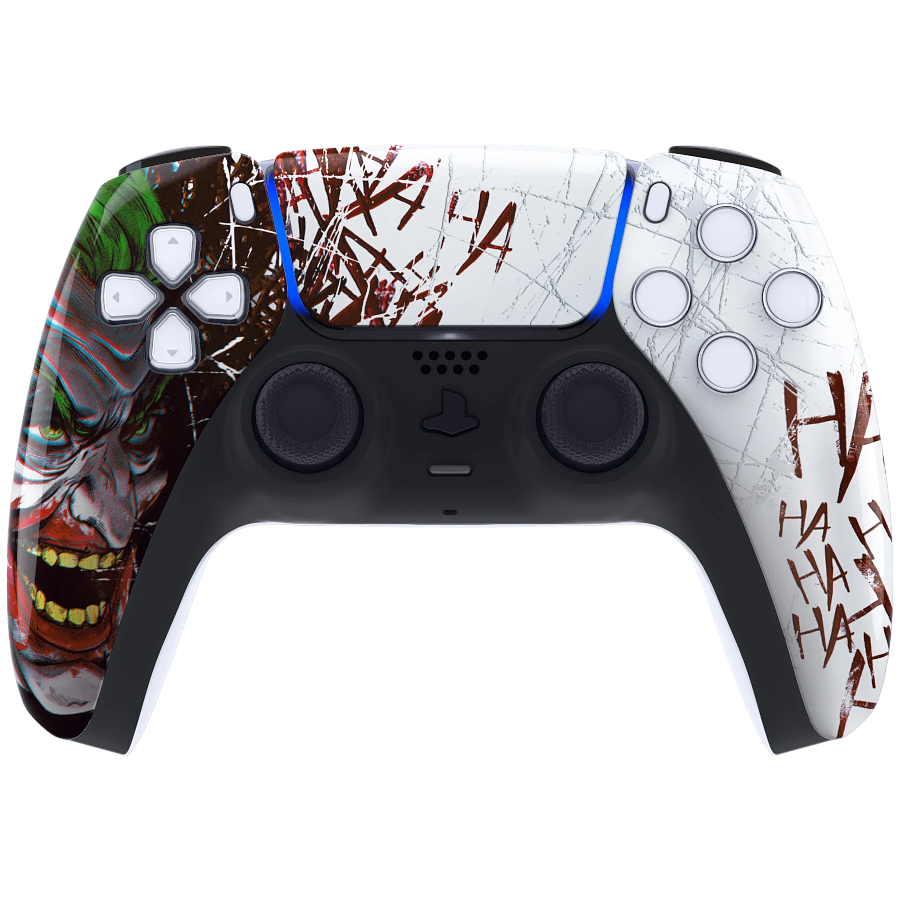 Clever Gaming Clever PS5 Draadloze Dualsense Controller  – Laughing Joker Custom