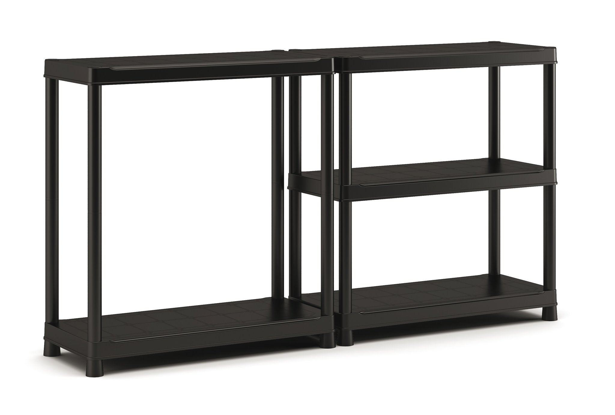 Keter Opbergrek - 5 planken - 90x40x182cm - zwart
