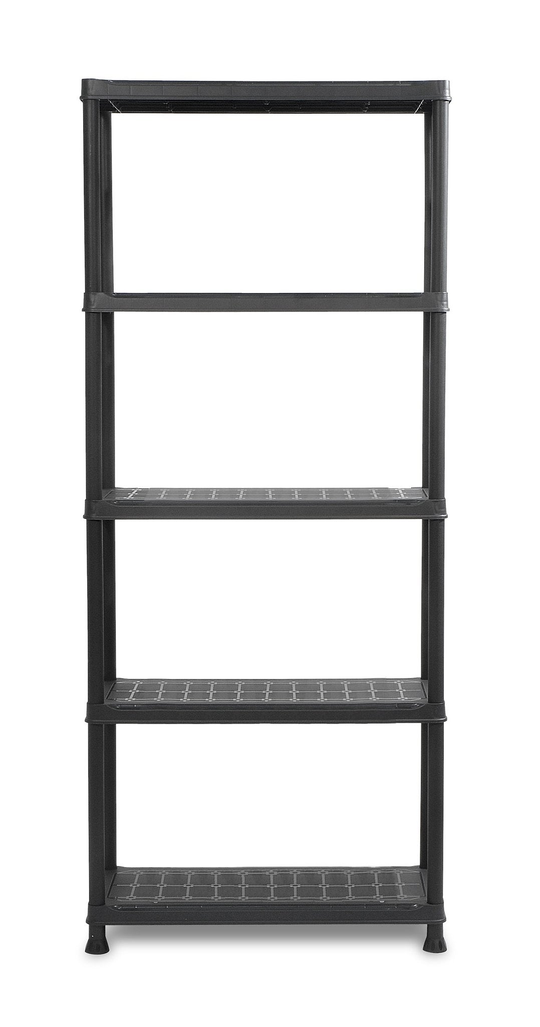 Keter Opbergrek - 5 planken - 75x32x176cm - zwart