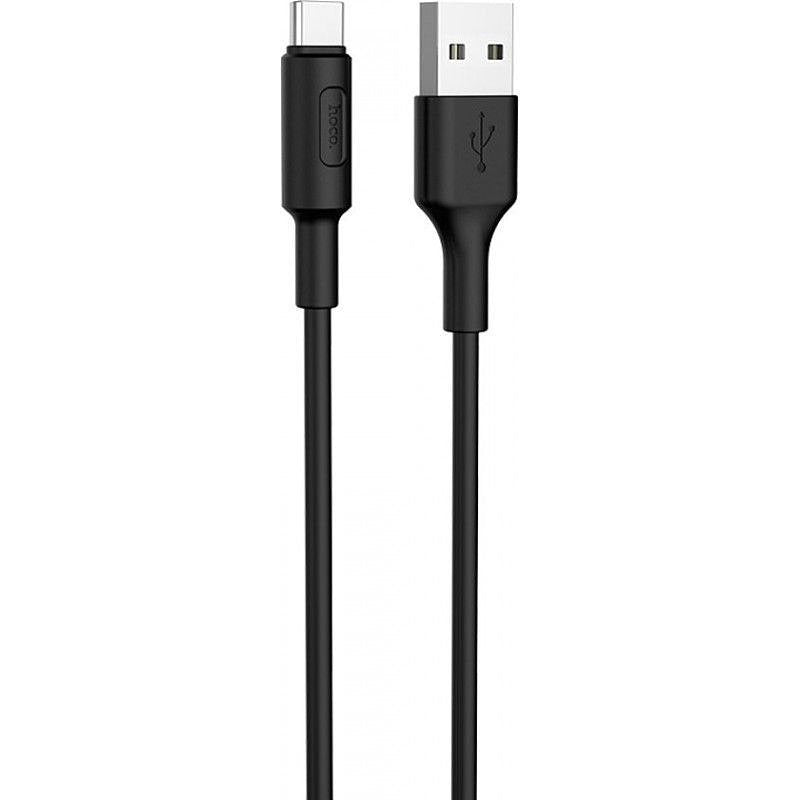 Hoco - X25 Soarer USB-C naar USB Kabel - 1M- Zwart