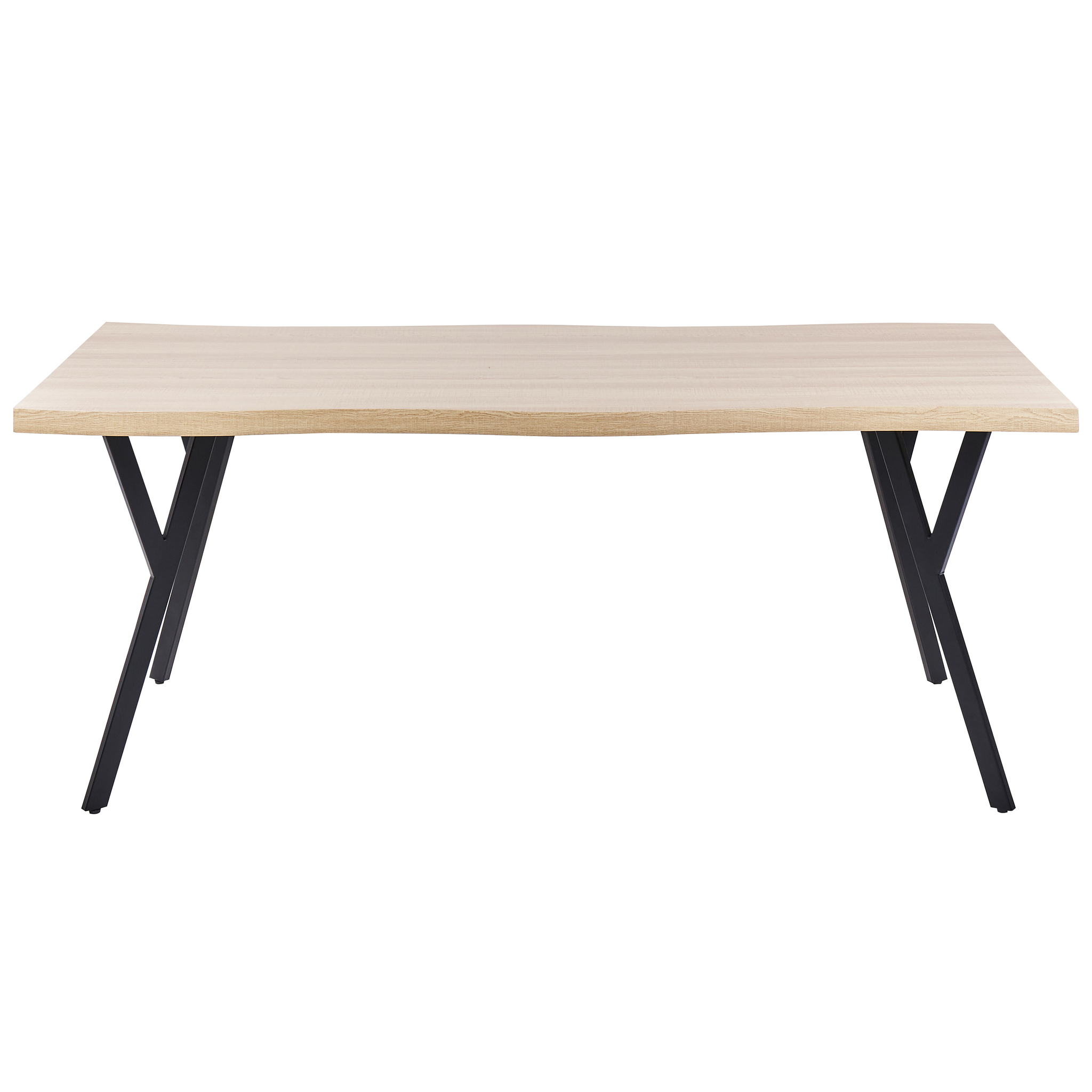 Beliani ALTON - Rechthoekige eettafel - Lichthout - 180 x 90 cm - MDF