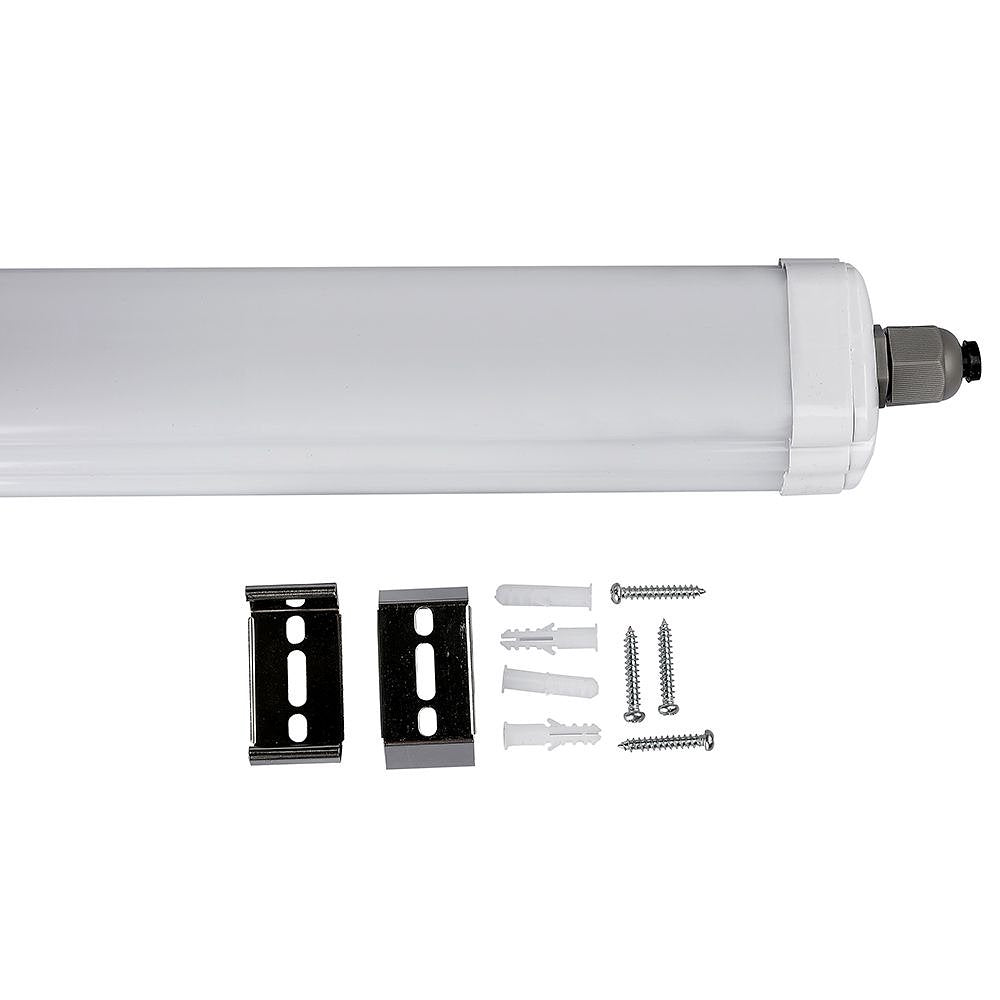 V-TAC VT-1249-N White LED Batten Fittings - G Series - IP65 - 36W - 4320 Lumens - 6400K - 120CM