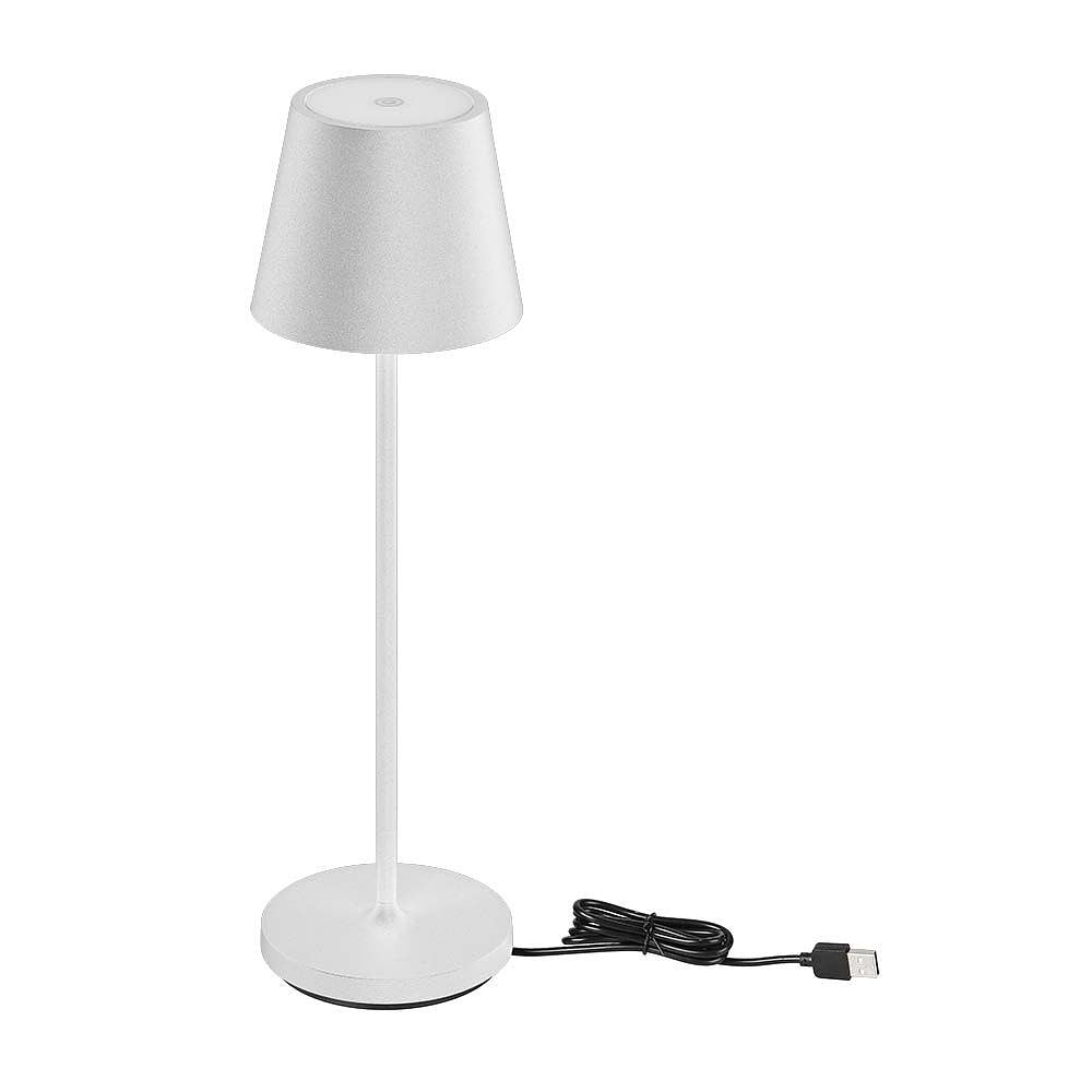 V-TAC VT-7522-W Wireless Charging Table Lamps - IP54 - 2W - 200 Lumens - 3000K