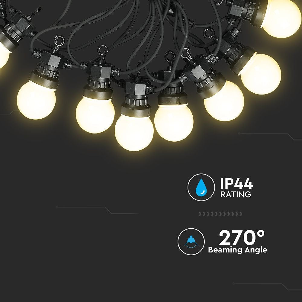 V-TAC VT-71020-N LED Bulbs for String Lights - DC:24V - IP44 - 10W - 960 Lumens - 6000K