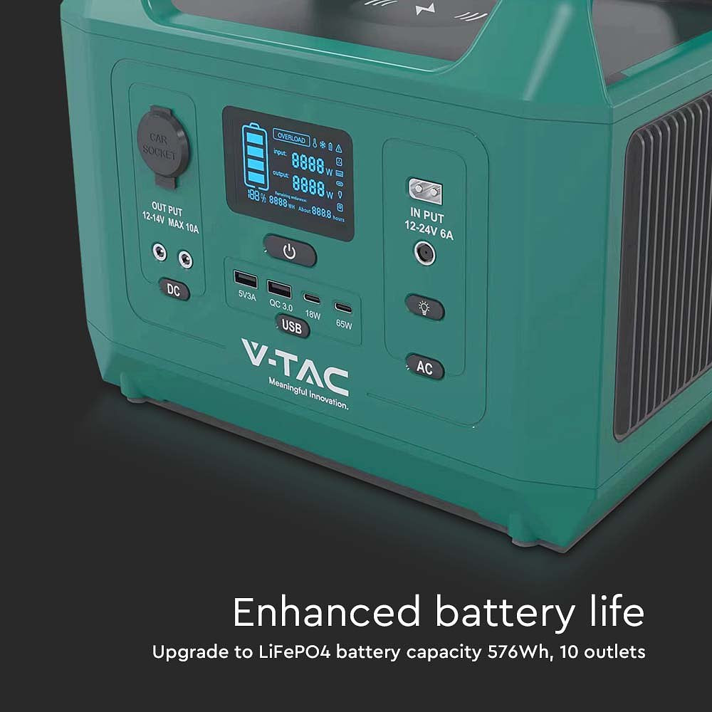 V-TAC VT-606N-EU Portable Power Stations - Power Station - 600W