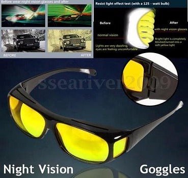 Synx Tools Nachtbril Du Luxe  Nachtvisie - Veilig rijden - Auto Bril - Gele bril voor autorijden - B