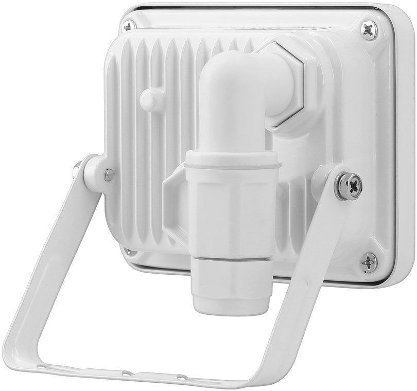 Goobay LED outdoor spotlight, 10 W - with 850 lm, neutral white light (4000 K) and M16 cable gland,