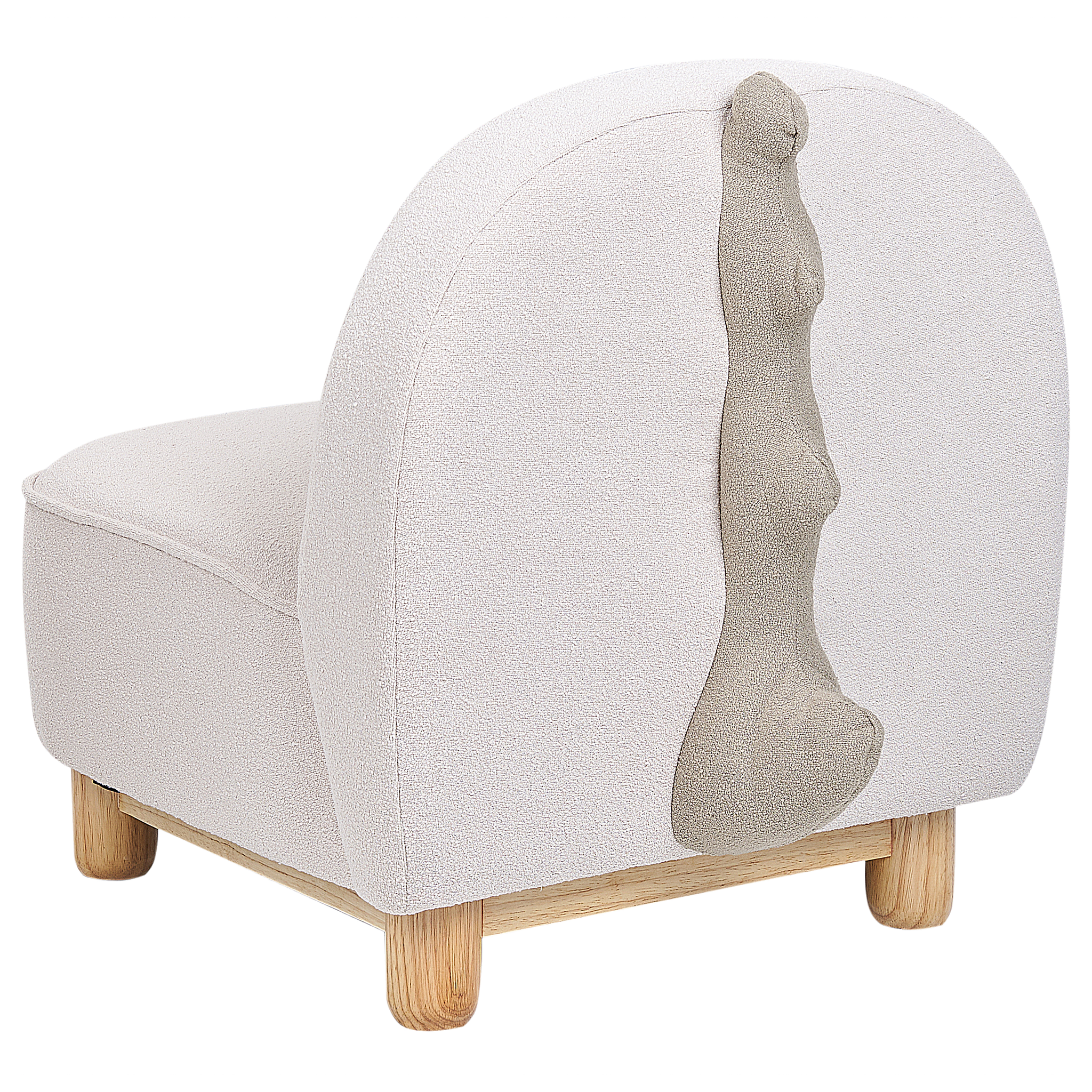 Beliani FABORG - Kinderstoel - Beige - Polyester