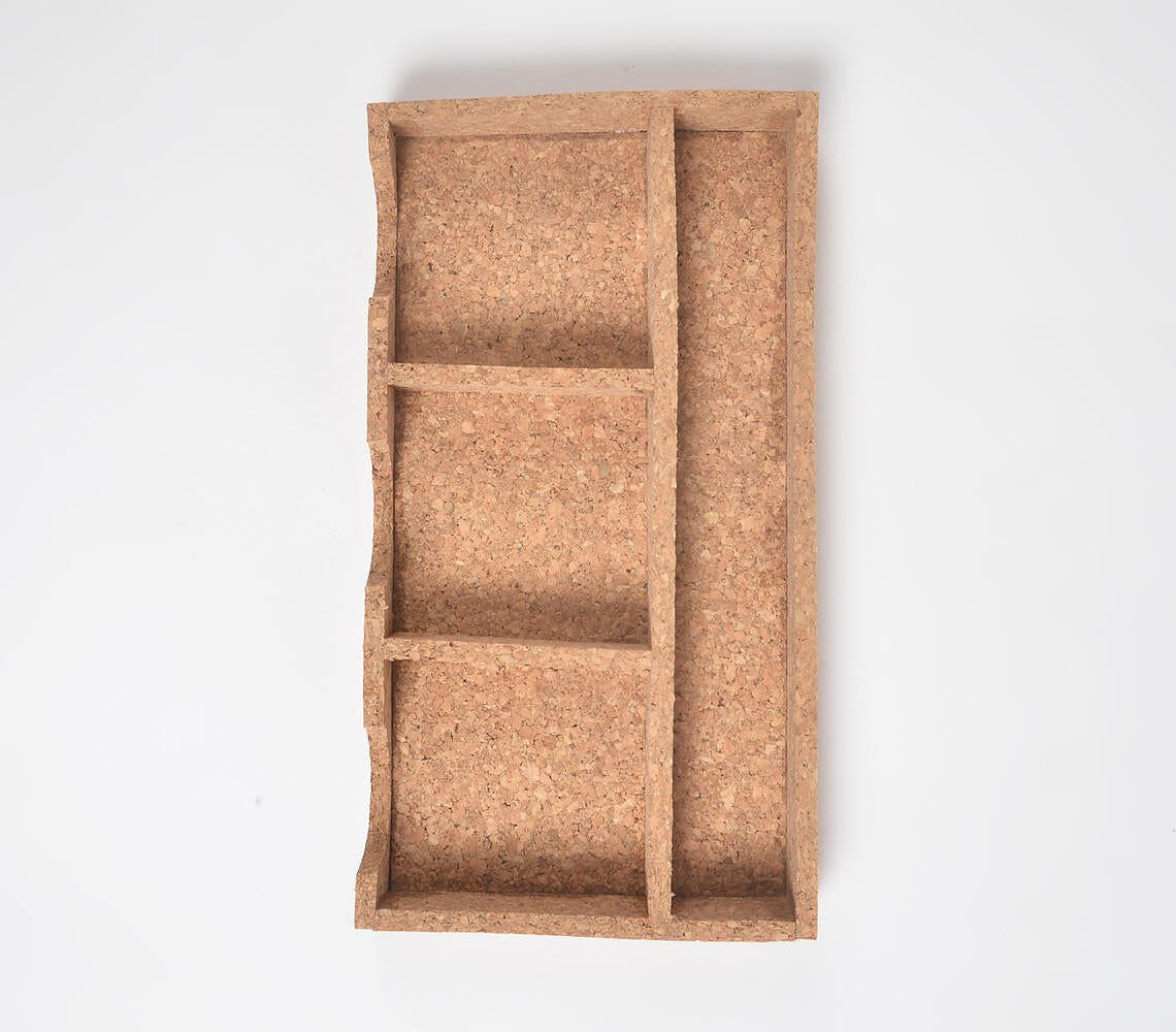 Classic Cork Office Stationery Organizer