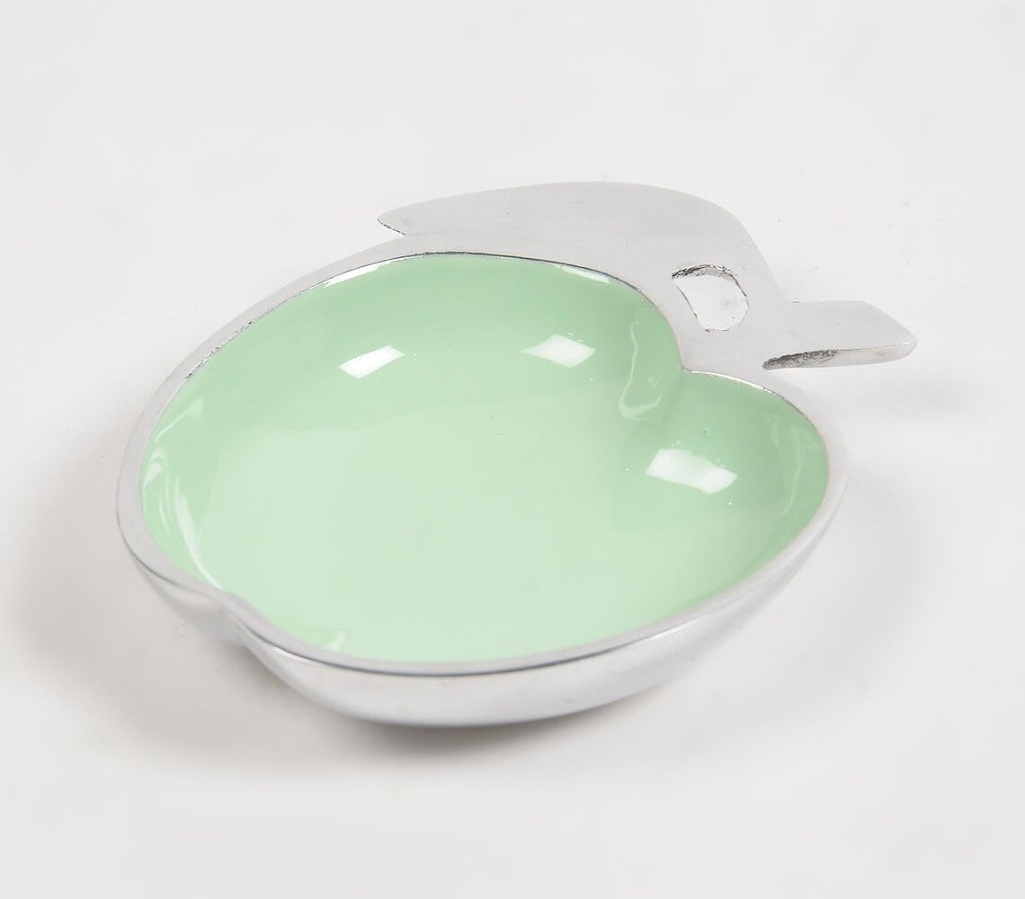 Enamelled Aluminium Mint Apple Tabletop Decor