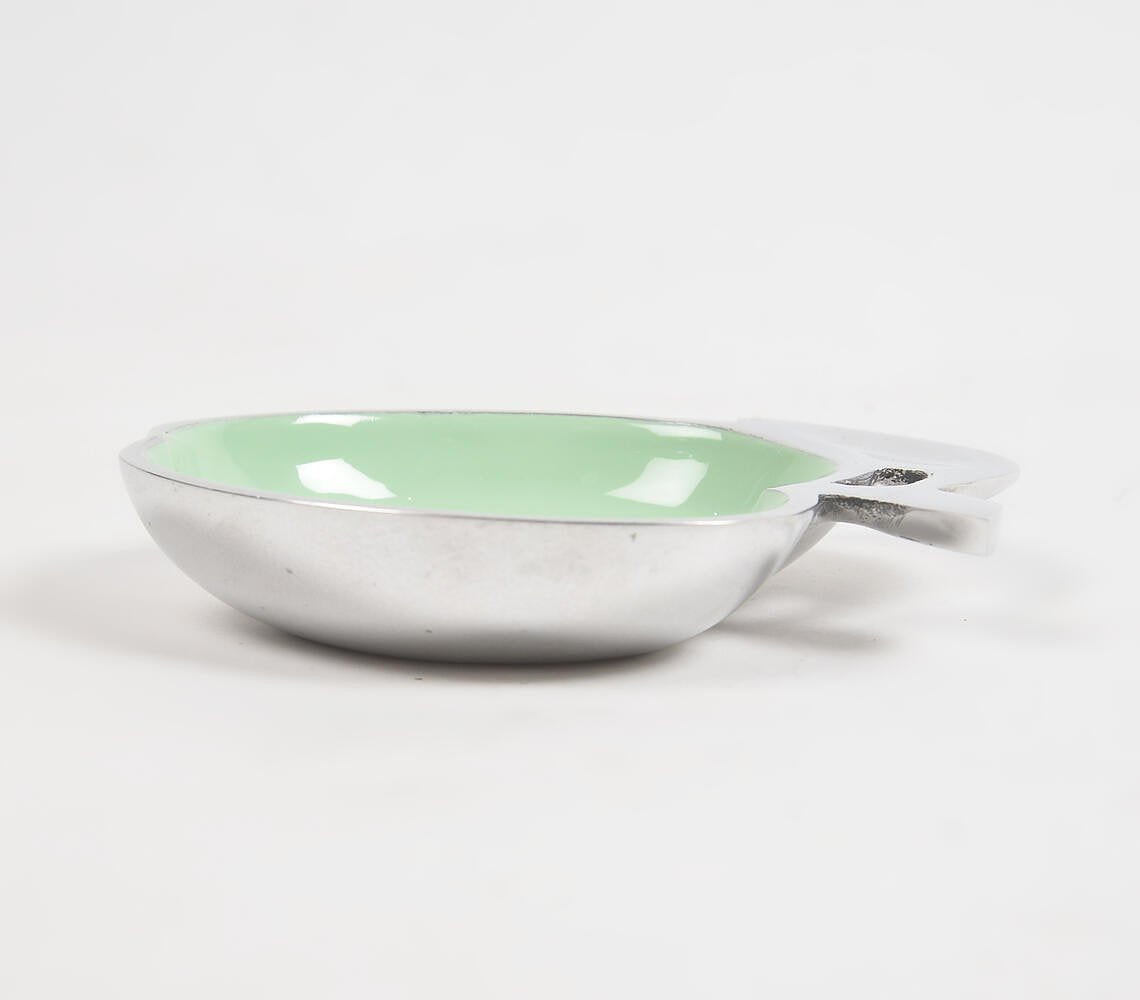 Enamelled Aluminium Mint Apple Tabletop Decor