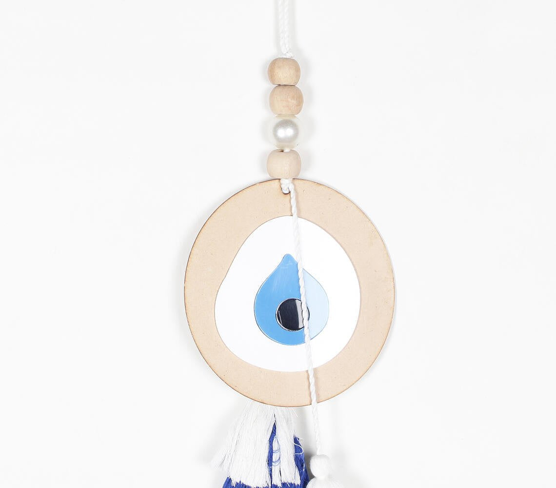 Evil Eye Tasseled Wall Hanging