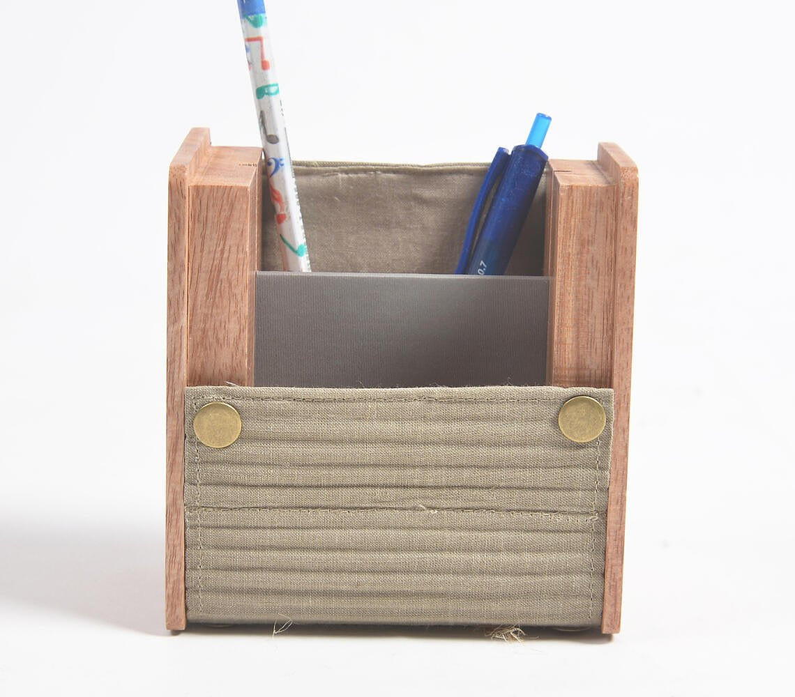 Upcycled diy Olive pen stand