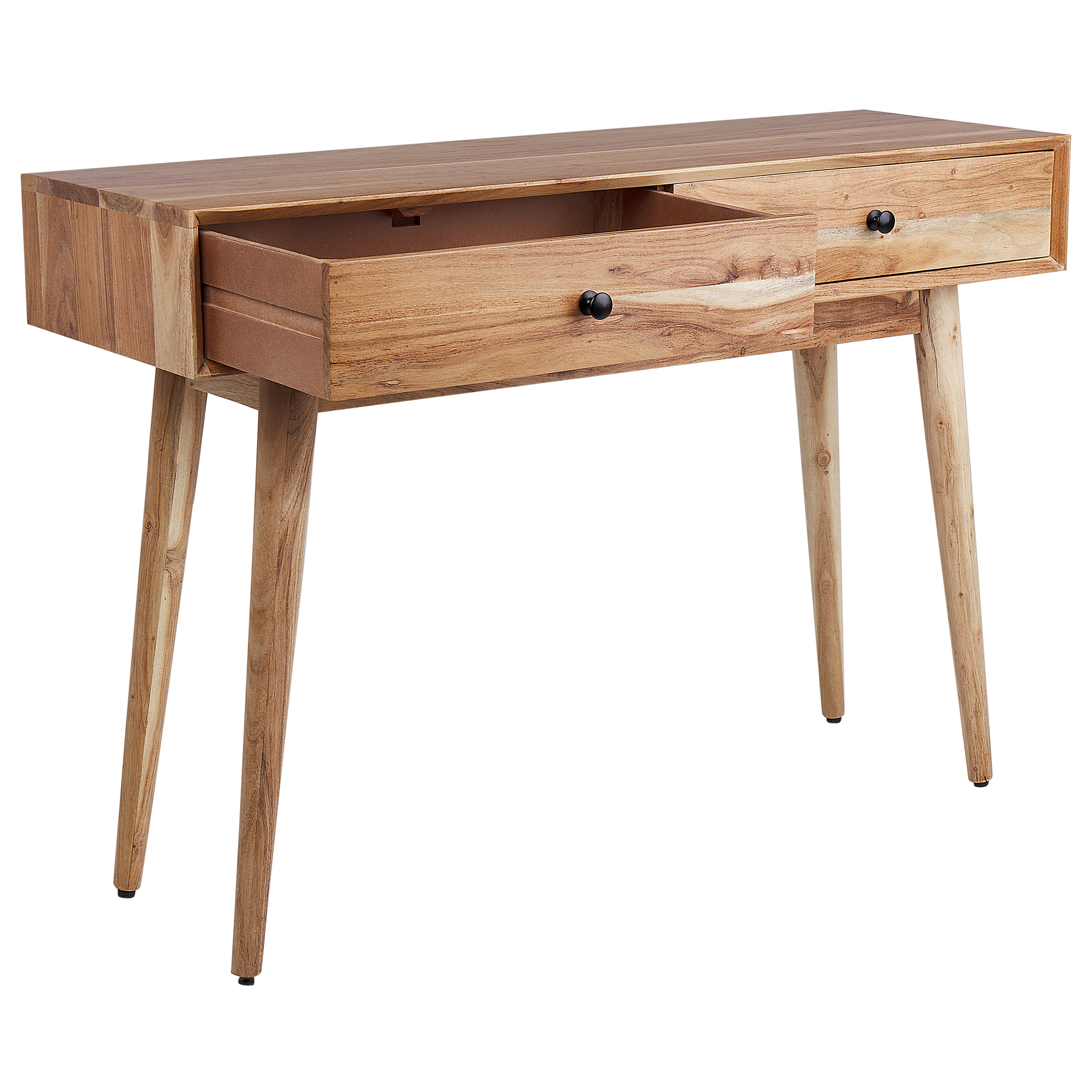 Beliani FULTON - Sidetable - Lichtbruin - Acaciahout